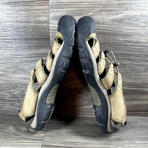 KEEN Men's Tan Leather Newport Waterproof Sandals Shoe Size 12 - Picture 9 of 10